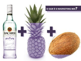 O QUE É O MARKETING MIX   ?
 