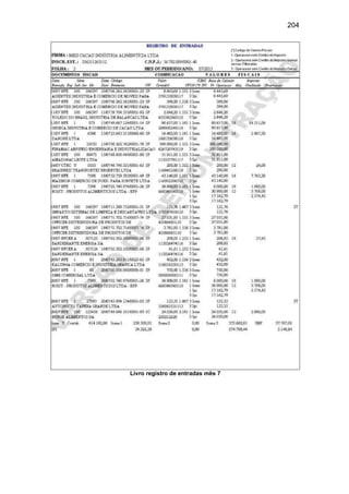 204
Livro registro de entradas mês 7
 