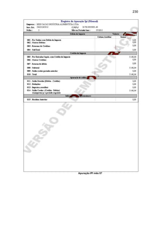 230
Apuração IPI mês 07
 