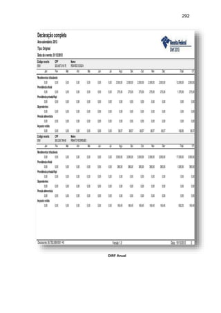 292
DIRF Anual
 