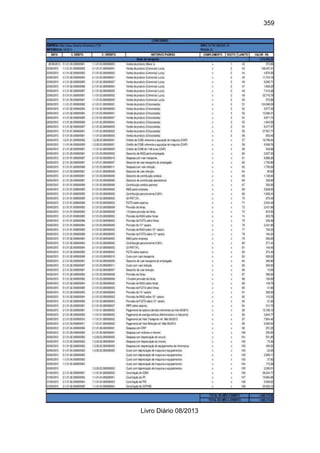 359
Livro Diário 08/2013
 