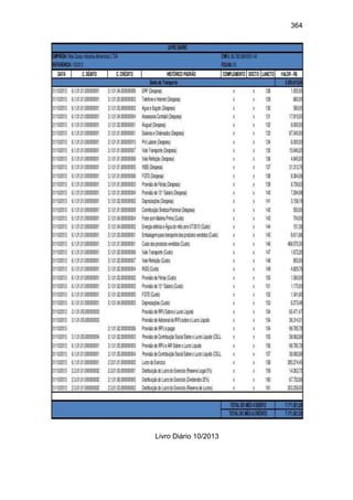 364
Livro Diário 10/2013
 