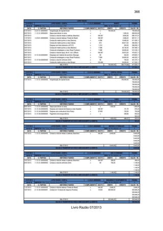 366
Livro Razão 07/2013
 