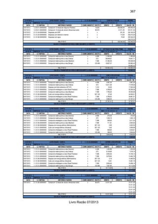 367
Livro Razão 07/2013
 