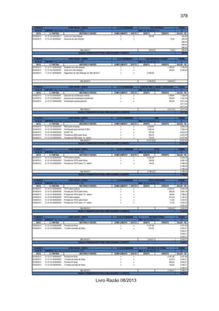 378
Livro Razão 08/2013
 