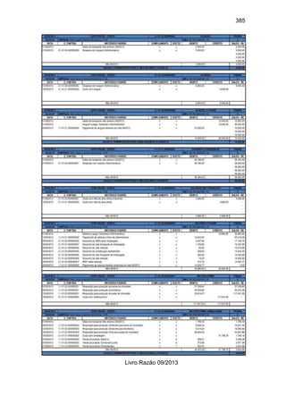 385
Livro Razão 09/2013
 