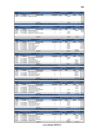 386
Livro Razão 09/2013
 
