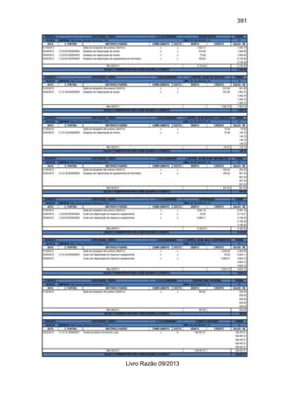 391
Livro Razão 09/2013
 