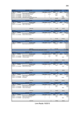 395
Livro Razão 10/2013
 