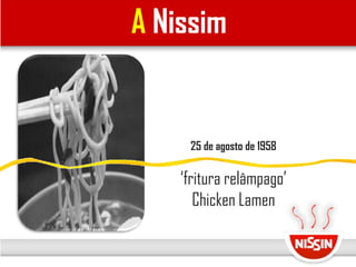 25 de agosto de 1958
„fritura relâmpago‟
Chicken Lamen
A Nissim
 