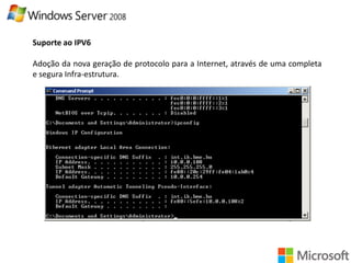 Suporte ao IPV6

Adoção da nova geração de protocolo para a Internet, através de uma completa
e segura Infra-estrutura.

 