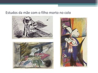 Estudos da mãe com o filho morto no colo 
