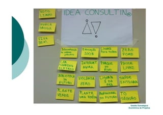 Gestão Estratégica
Econômica de Projetos
 