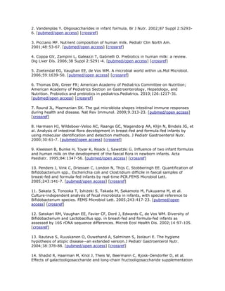 Trabalho probiótico em pediatria