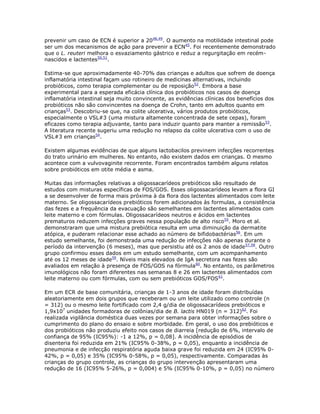 Trabalho probiótico em pediatria