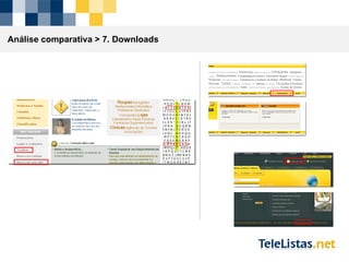 Análise comparativa >  7. Downloads 