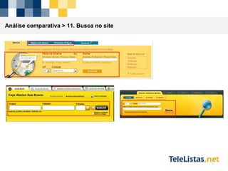 Análise comparativa >  11. Busca no site 