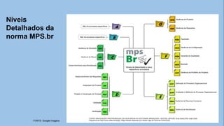 Níveis
Detalhados da
norma MPS.br
FONTE: Google Imagens
 