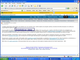 Estatísticas vitais 