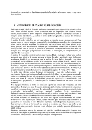 Trabalho redes sociais