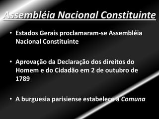 Assembléia Nacional Constituinte (1789 – 1791)