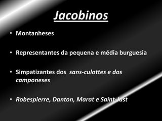 Planície Em francês, MaraisRepresentantes da alta burguesiaCentro