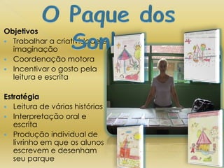 No Mundo da ImaginaçãoObjetivosEstimular o aluno a escrever