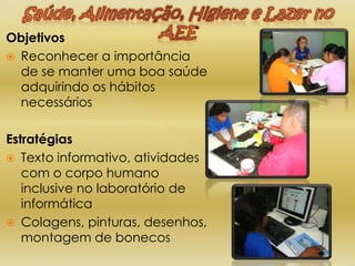 Conversa abordando os objetivos propostos