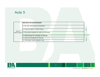 Aula 5




                                   PARTE 1
                                   PARTE 2
         2

             uma empresa da rede
 