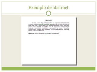 Exemplo de abstract 