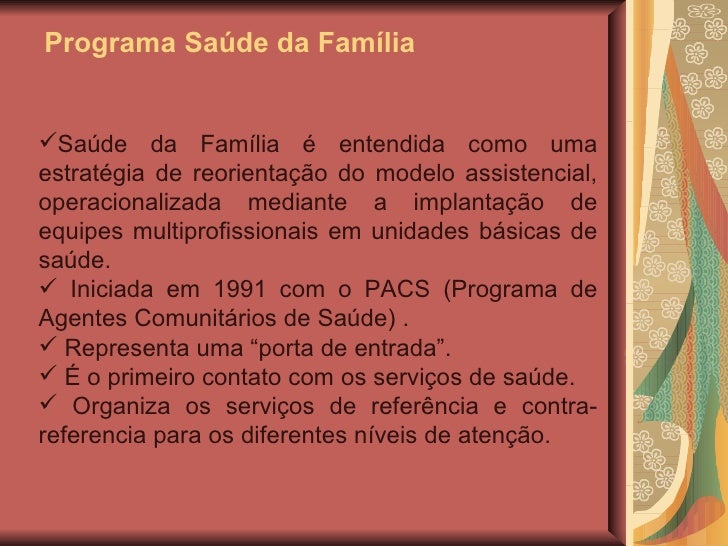 Programa de Saúde da Família (PSF