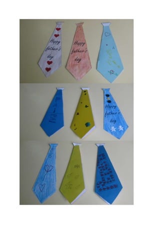 Trabalhos dia do pai