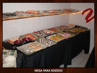MESA PARA RODÍZIO
 