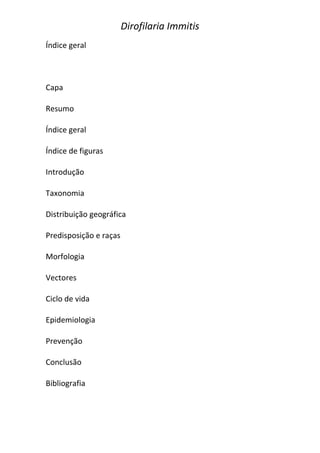  dirofilaria immitis