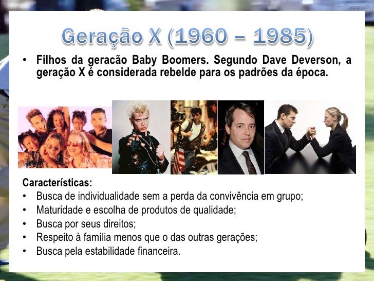 As gerações BB|X|Y|Z - Comportamento do Consumidor