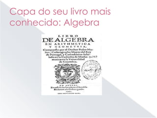 Capa do seu livro mais
conhecido: Algebra
 