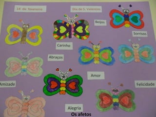 Trabalhos de Natal em materiais reciclados
Os afetos
 