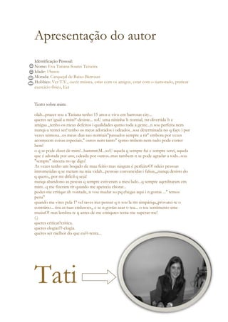 trabalho sobre Estética