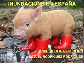 ANXO MOREIRA LOUREIRO MIGUEL RODRIGUEZ RODRIGUEZ   INUNDACIÓNS EN ESPAÑA 