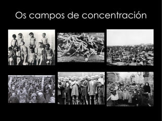 O texto da diapositiva anterior corresponde a un fragmento de ''Mein Kampf'', onde Hitler xustifica a súa teoría do espazo vital e o racismo e antisemitismo. 