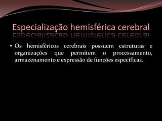 Descrições e observações anatômicas, patológicas e fisiológicas.O desenvolvimento da NeuropsicologiaAs lesões do Sistema Nervoso Central (SNC)