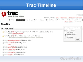 Trac  Project And Process Management For Developers And Sys Admins Presentation