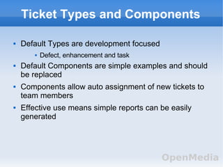 Trac  Project And Process Management For Developers And Sys Admins Presentation