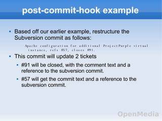 Trac  Project And Process Management For Developers And Sys Admins Presentation