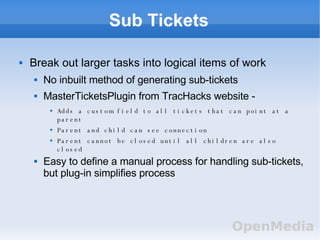 Trac  Project And Process Management For Developers And Sys Admins Presentation