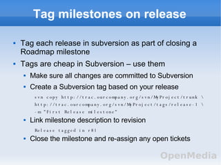 Trac  Project And Process Management For Developers And Sys Admins Presentation