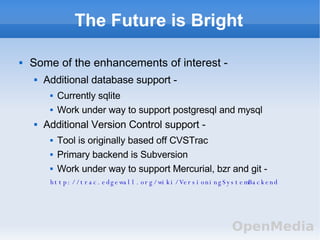 Trac  Project And Process Management For Developers And Sys Admins Presentation