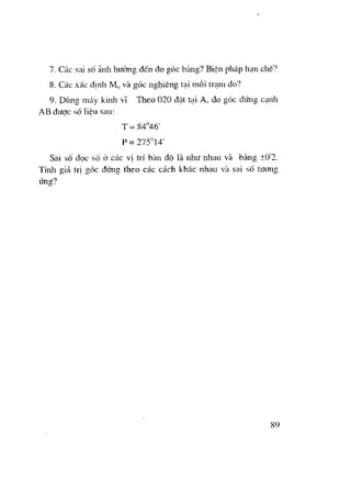 Trắc Địa Đại Cương