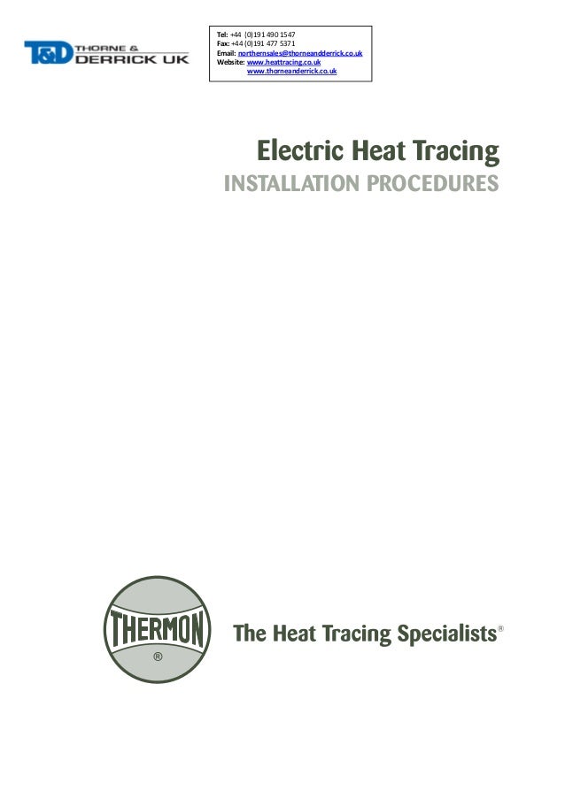 Trace Heating Series Constant Wattage Trace Heating Cables