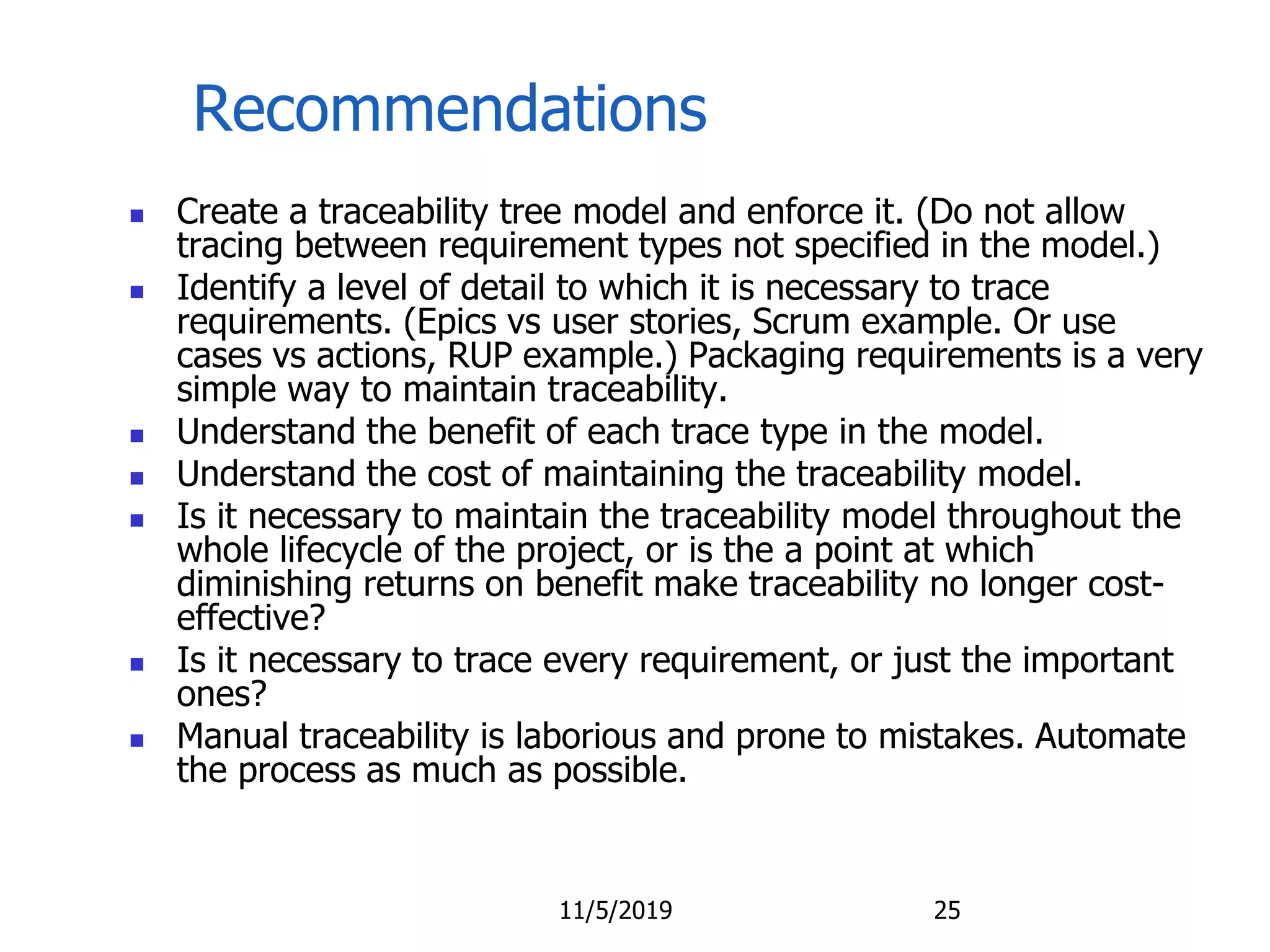 Requirements and Traceability With Pictures | PPT | Computing ...